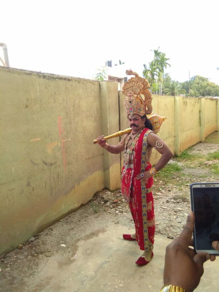 ತುಮಕೂರು ಎಸ್ಪಿ ಕೌರವನಾಗಿ ರಂಗಕ್ಕೆ ಬಂದಾಗ… ಹೀಗಿತ್ತು