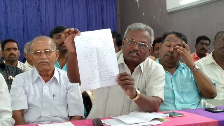 ಮಾಜಿ ಶಾಸಕ ಕೆ.ಎನ್.ರಾಜಣ್ಣ ಅವರ ವಿರುದ್ದ ಆರೋಪ ಮಾಡಿರುವವರ ಹೇಳಿಕೆ ಖಂಡನೀಯ:ಟಿಎಪಿಸಿಎಂಎಸ್ ಅಧ್ಯಕ್ಷ  ಎಂ.ಎಸ್.ಮಲ್ಲಿಕಾರ್ಜುನಯ್ಯ