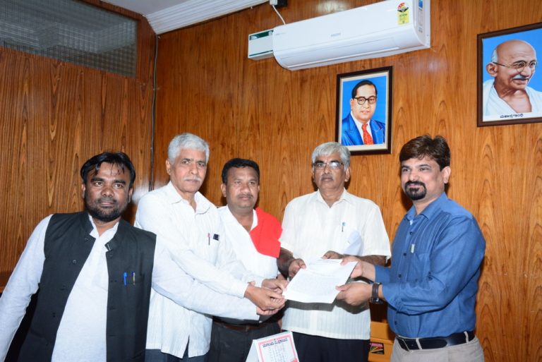 ಪ್ರತಿಭಟನೆಗೆ ನಿರಾಕರಣೆ – ಪೊಲೀಸರೊಂದಿಗೆ ಮುಖಂಡರ ವಾಗ್ವಾದ