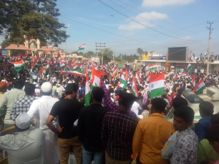 ಪೌರತ್ವ ತಿದ್ದುಪಡಿ ಕಾಯ್ದೆ: ತುಮಕೂರಿನಲ್ಲಿ ಪ್ರತಿಭಟನೆ
