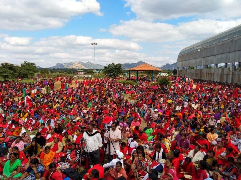 ಮುಖ್ಯಮಂತ್ರಿಗಳೊಂದಿಗೆ ಚರ್ಚಿಸಲು ಅಂಗನವಾಡಿ ನಾಯಕಿಯರ ನಿಯೋಗ