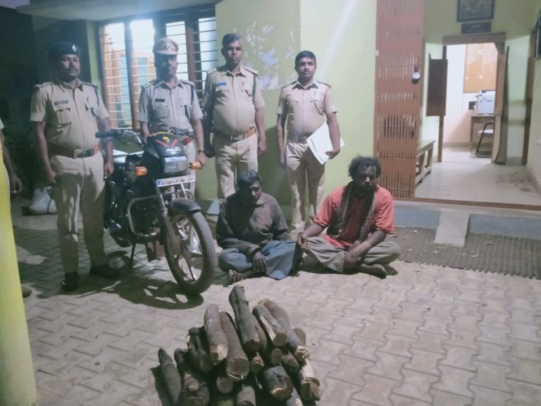 ಇಬ್ಬರು ಗಂಧ ಚೋರರ ಬಂಧನ