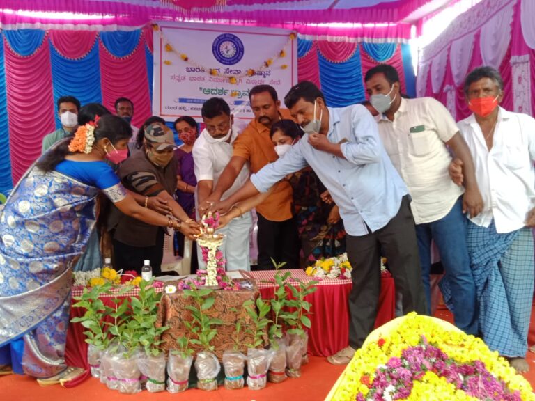 ದುಂಡ ಗ್ರಾಮ ಆದರ್ಶ ಗ್ರಾಮ ಮಾಡಲು ಪಣತೊಟ್ಟ ಭಾರತ ಜನ ಸೇವಾ ಪ್ರತಿಷ್ಠಾನ