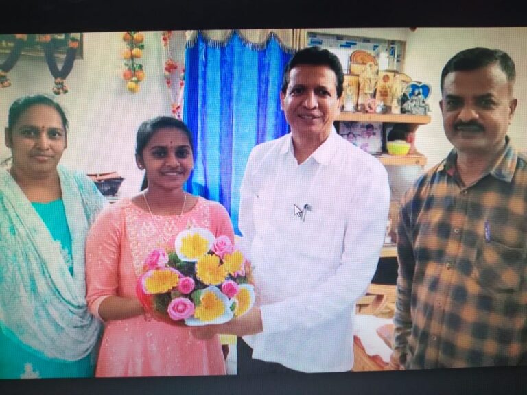 ಸ್ನೇಹಾಗೆ ಶುಭಾಶಯ ಕೋರಿದ ಶಾಸಕರು