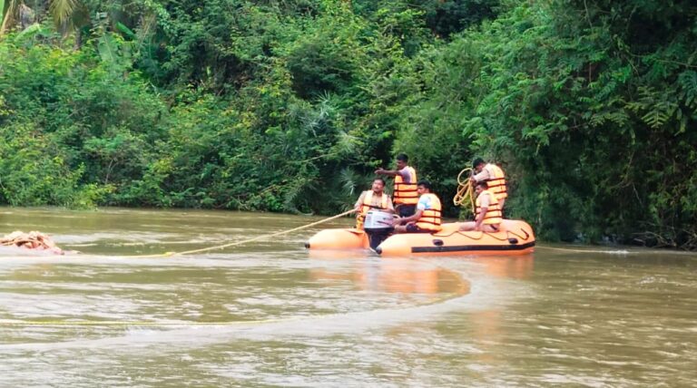 ಕೊಚ್ಚಿಹೋದ ವ್ಯಕ್ತಿಗಾಗಿ ಮುಂದುವರೆದ ಶೋಧ ಕಾರ್ಯ
