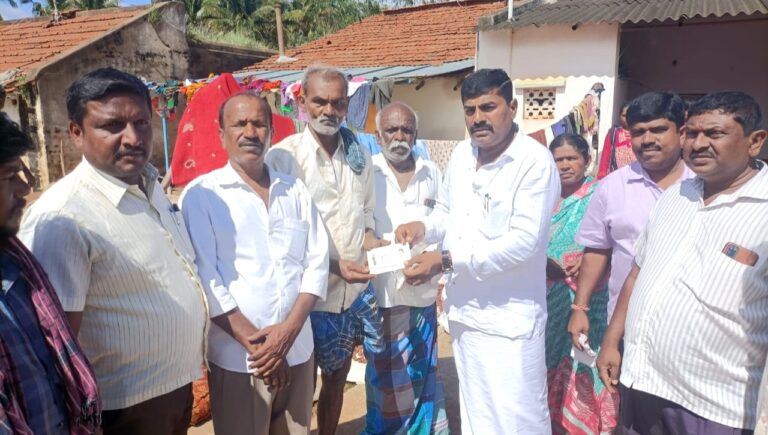 ಮಳೆಹಾನಿ ಸಂತ್ರಸ್ತರಿಗೆ ಸಹಾಯಾಸ್ತ ; ಮಾನವೀಯತೆ ಮೆರೆದ ಬಿ.ಎಸ್.ನಾಗರಾಜು