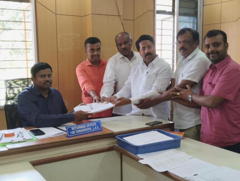 ನಾಮಪತ್ರ ಸಲ್ಲಿಸಿದ ಮಸಾಲ ಜಯರಾಮ್