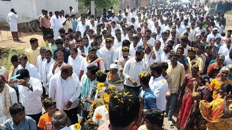 ಕಾಂಗ್ರೆಸ್ ಅಭ್ಯರ್ಥಿ ವೆಂಕಟೇಶ್ ಭರ್ಜರಿ ಪ್ರಚಾರ