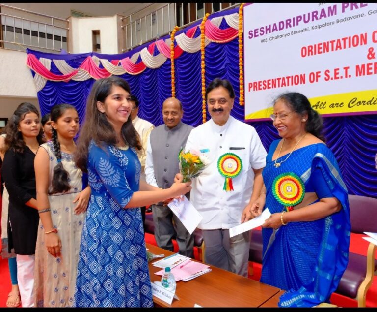 ಮೌಲ್ಯಯುತ ಶಿಕ್ಷಣ  ನಮ್ಮ ಶಿಕ್ಷಣ ಸಂಸ್ಥೆಯ ಗುರಿ:ನಾಡೋಜ ಡಾ.ವೂಡೇ ಪಿ ಕೃಷ್ಣ 